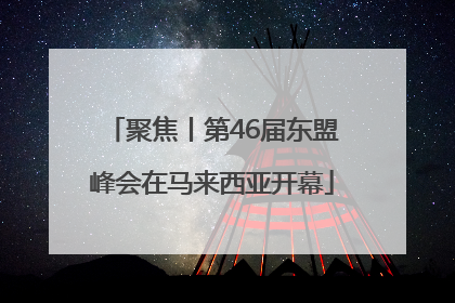 聚焦丨第46届东盟峰会在马来西亚开幕
