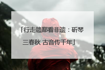 行走赣鄱看非遗：斫琴三春秋 古音传千年