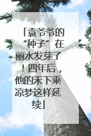 袁爷爷的“种子”在丽水发芽了！四年后，他的禾下乘凉梦这样延续