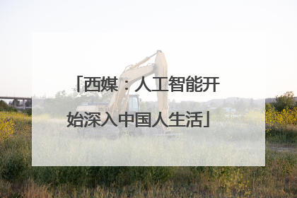 西媒：人工智能开始深入中国人生活