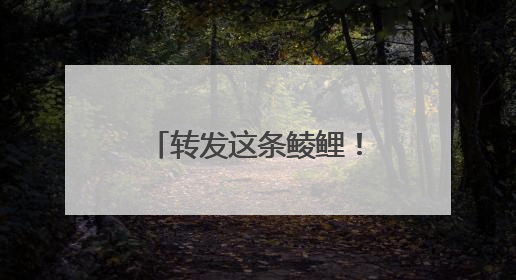 转发这条鲮鲤！货车司机救下的“胖宝宝”，是国家一级保护动物！