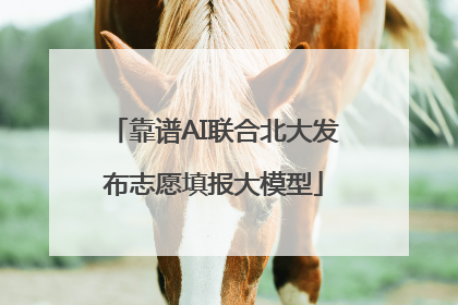 靠谱AI联合北大发布志愿填报大模型
