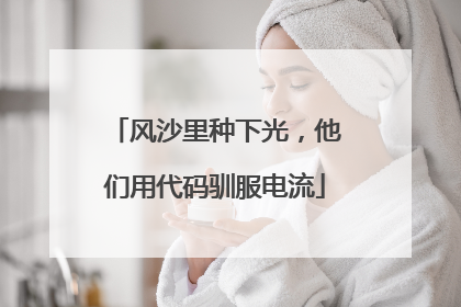 风沙里种下光，他们用代码驯服电流