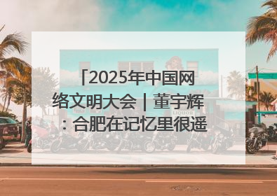 2025年中国网络文明大会｜董宇辉：合肥在记忆里很遥远也很亲切