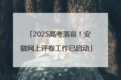 2025高考落幕！安徽网上评卷工作已启动